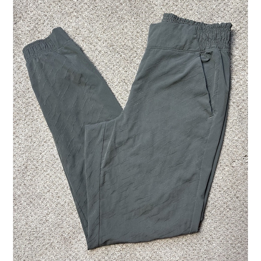 Athleta Textured Brooklyn Jogger Olive Green Women's Size 2 Activewear
